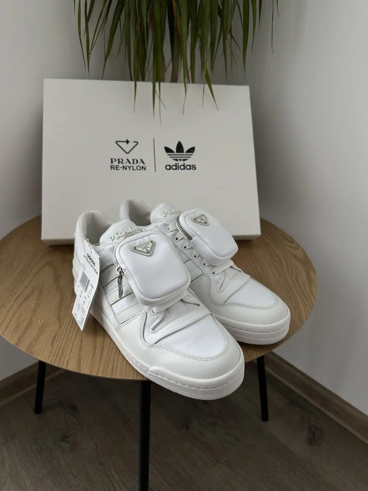 Prada Vintage Prada-Adidas Re-Nylon White Mens Sneakers Size US 9 / EU 42 - 9 Thumbnail