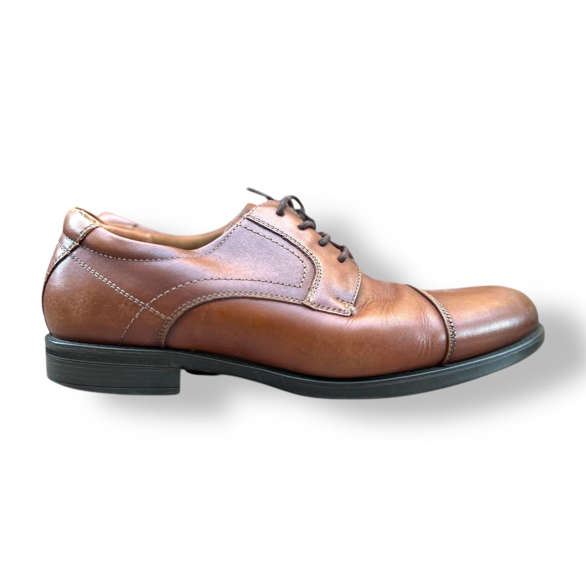 Florsheim Florsheim Comfortech Mens Oxfords Dress Shoes Brown Leather Size US 8.5 / EU 41-42 - 4 Thumbnail