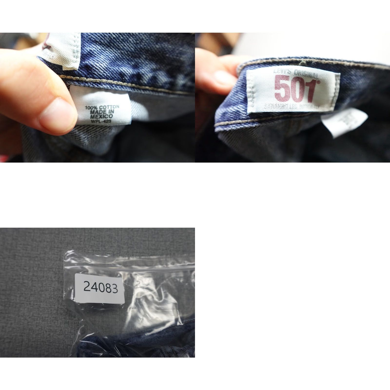 Levi's Levi's 501 Jeans Men 36x30 Blue Regular Fit Dark Wash Button Fly Straight Western Size US 36 / EU 52 - 9 Thumbnail