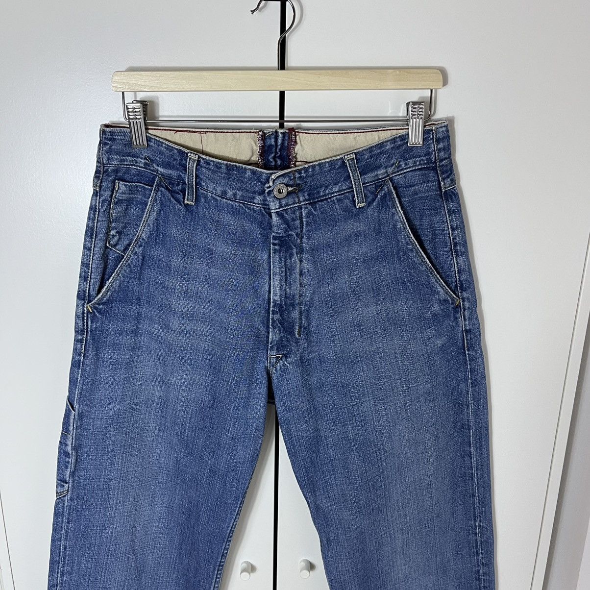 Polo Ralph Lauren Vintage Polo Jeans Ralph Lauren Denim Blue Pocket Jeans Size US 31 - 2 Thumbnail