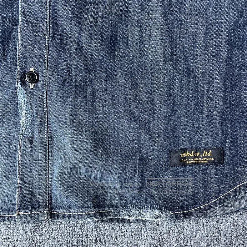 Neighborhood Neighborhood Embroidered Bird Denim Shirt Size US L / EU 52-54 / 3 - 7 Thumbnail