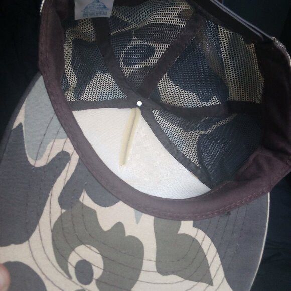 Other DS Vintage Brooks Oil & Auto Parts Camouflage Trucker Hat Size ONE SIZE - 7 Thumbnail