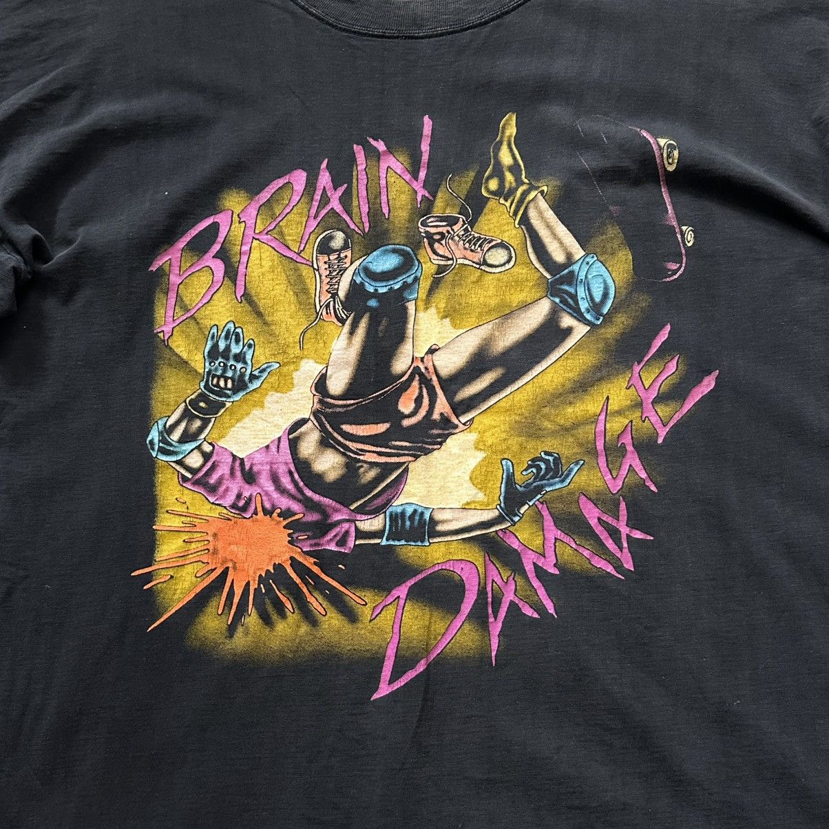 Vintage vintage brain damage single stitch vintage tee Size US L / EU 52-54 / 3 - 2 Thumbnail
