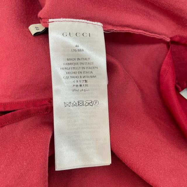 Gucci Gucci Red shirt Size US S / EU 44-46 / 1 - 8 Thumbnail