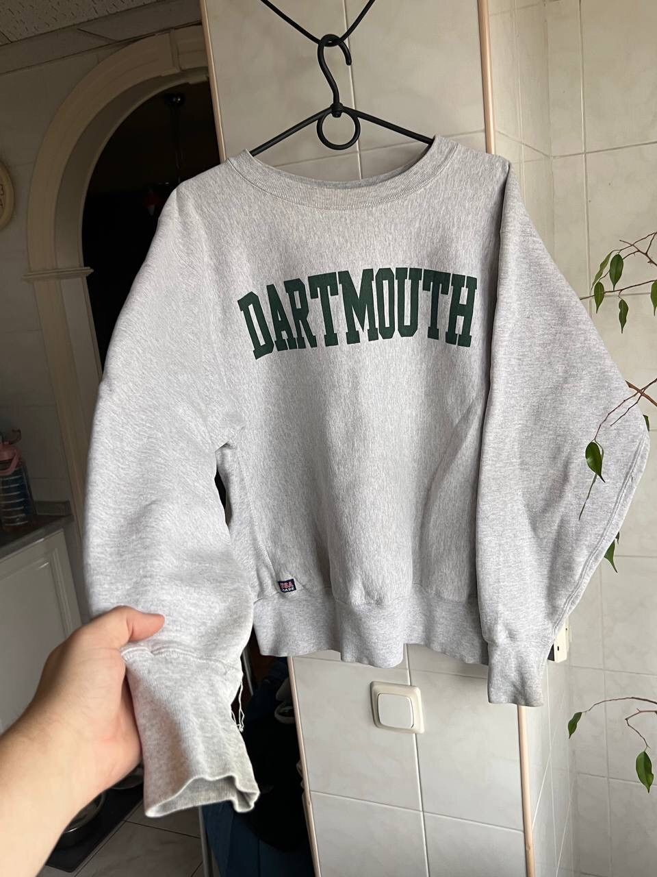 Vintage Vintage Dartmouth grey and green spell out college crewneck Size US M / EU 48-50 / 2 - 4 Thumbnail