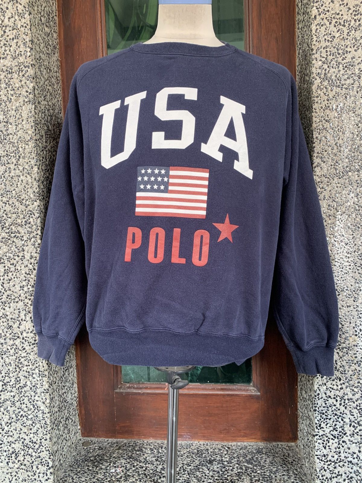 Ralph Lauren Vintage Ralph Lauren USA Polo Sweatshirt Size US M / EU 48-50 / 2 - 1 Thumbnail