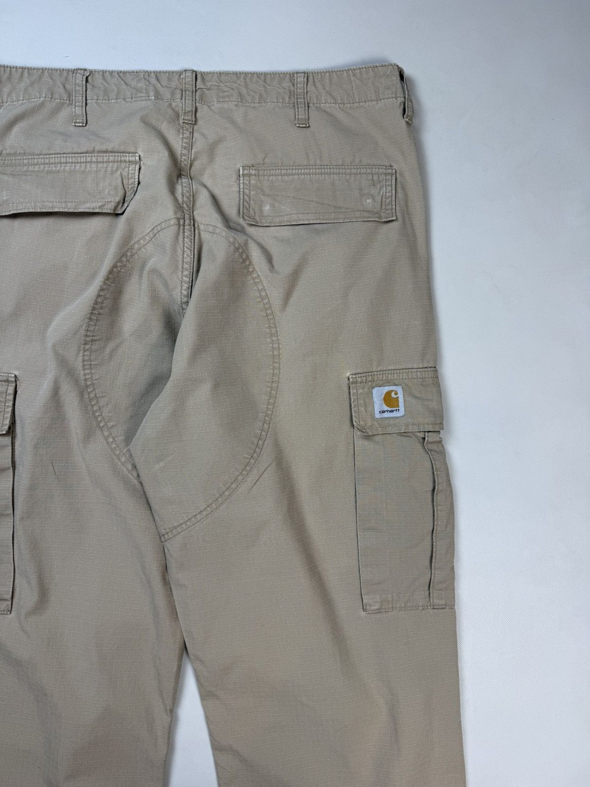 Carhartt Carhartt WIP Men’s Regular Distressed Cargo Pants Trousers Size US 34 / EU 50 - 7 Thumbnail