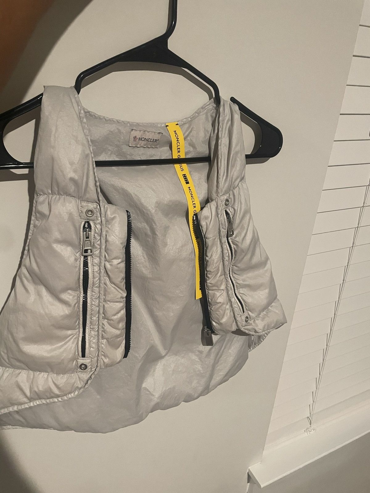 Moncler Moncler x 1017 ALYX 9SM Pettorina Vest 'Metallic Silver' Size US S / EU 44-46 / 1 - 2 Thumbnail
