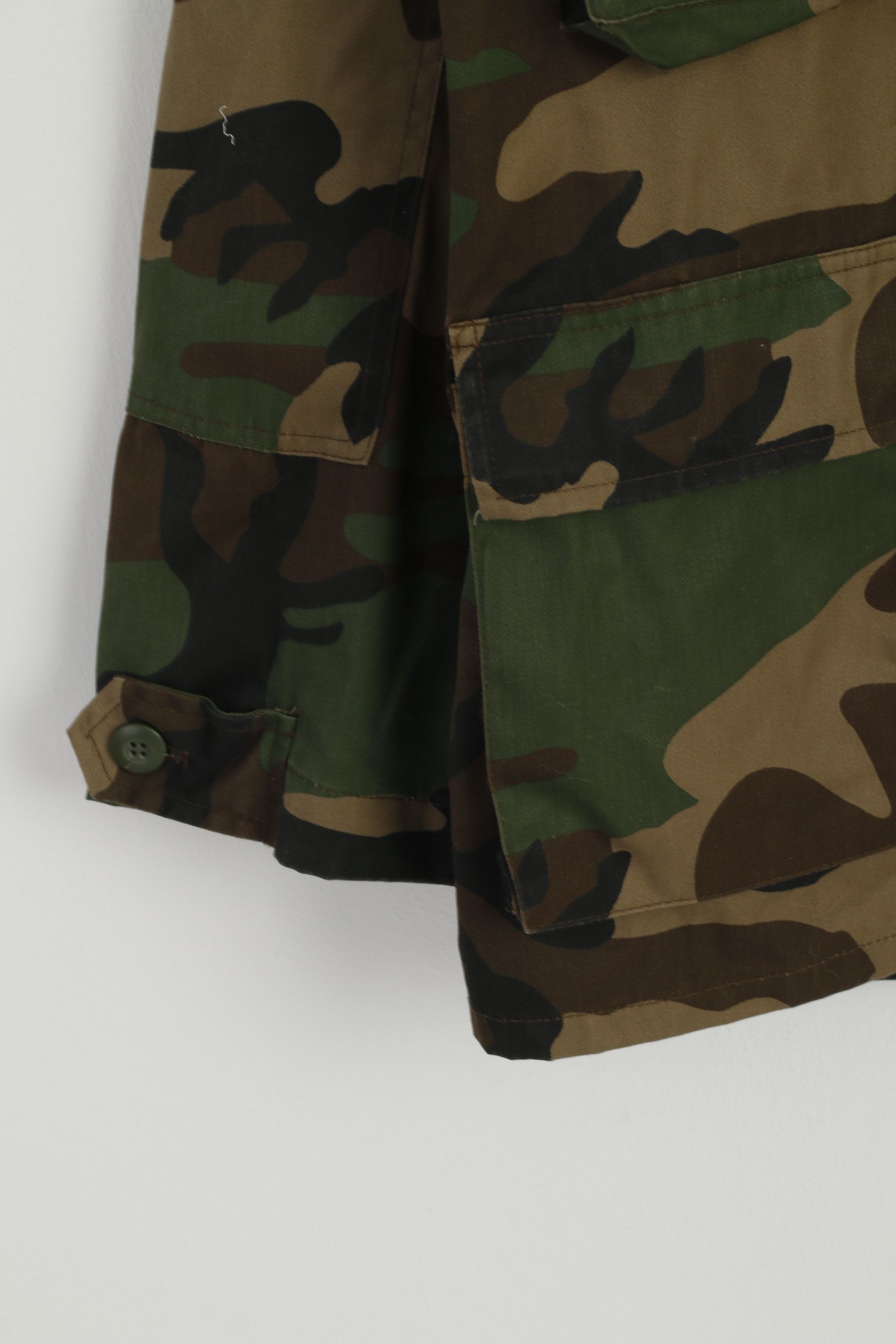 Vintage Fostex Garments Men L Jacket Green Cotton NATO Military 8525 Size US L / EU 52-54 / 3 - 4 Thumbnail