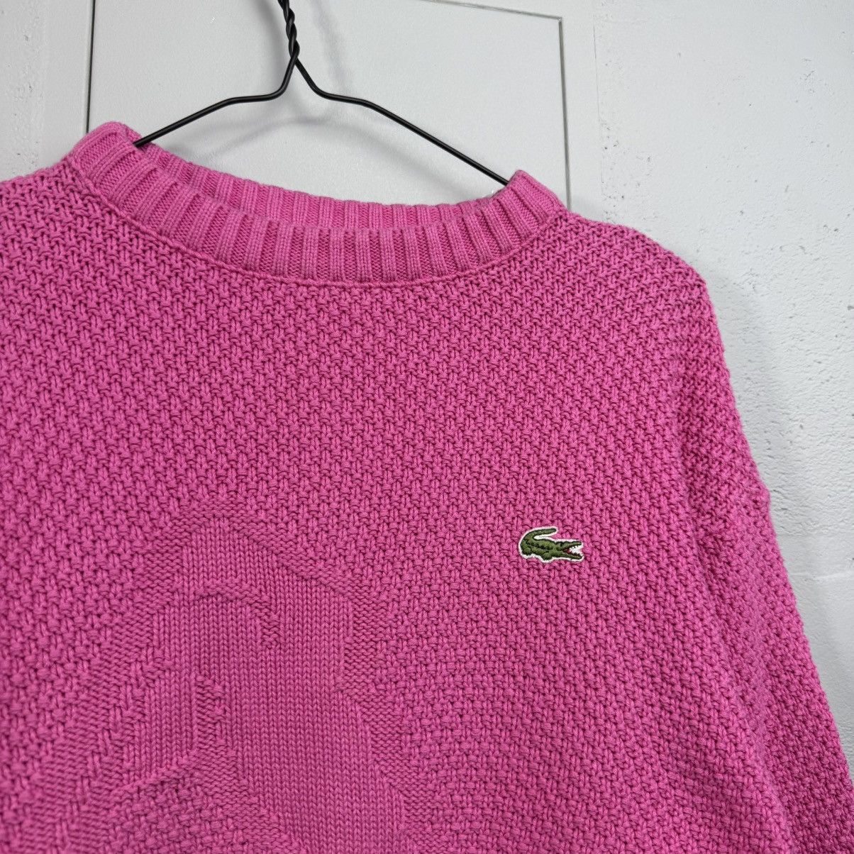 Lacoste Vintage Golf 90’s Sweater Lacoste Pink Size S / US 4 / IT 40 - 3 Thumbnail