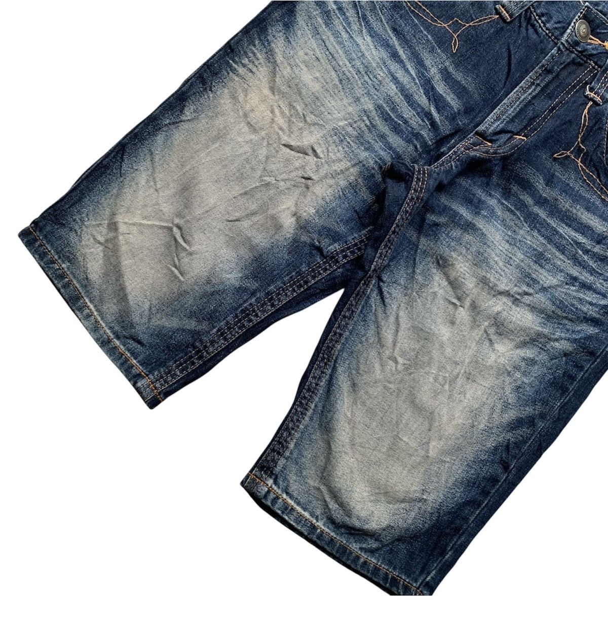 Japanese Brand Edwin distressed denim shorts Size US 29 - 2 Thumbnail