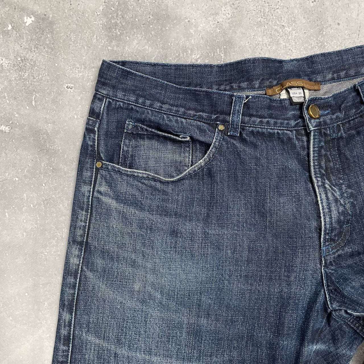Designer × Roberto Cavalli × Vintage Vintage Roberto Cavalli Class Straight Fit Jeans Size W37 Size US 37 - 3 Thumbnail