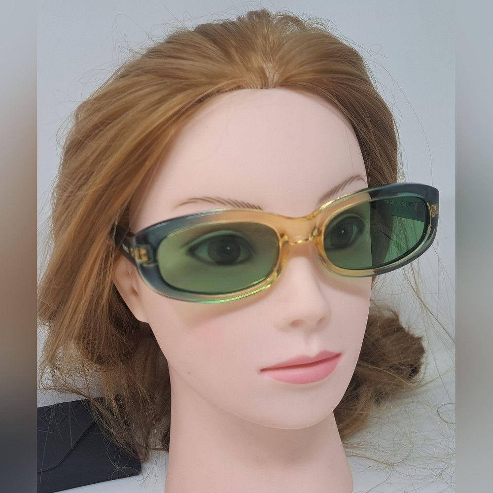 Versace Versace Versus Sunglasses Mod EZ3 Vintage 90s NOS Green Size ONE SIZE - 4 Thumbnail