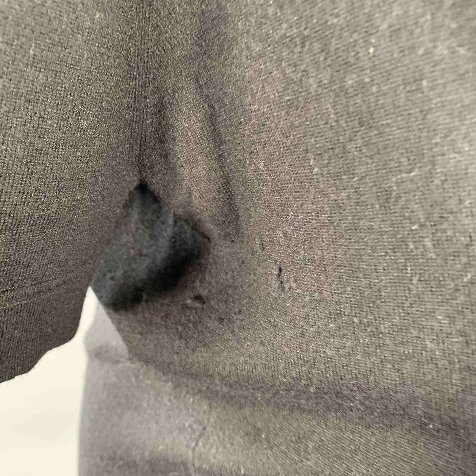 Black Silk Cashmere Jersey Short Sleeve Crew Neck Oversized
