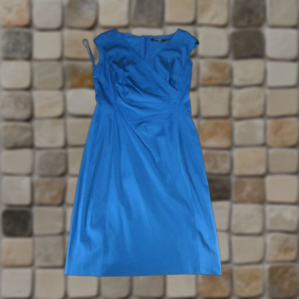 Ralph Lauren Lauren Ralph Lauren Dress Womens 6 Blue Size M / US 6-8 / IT 42-44 - 1 Thumbnail
