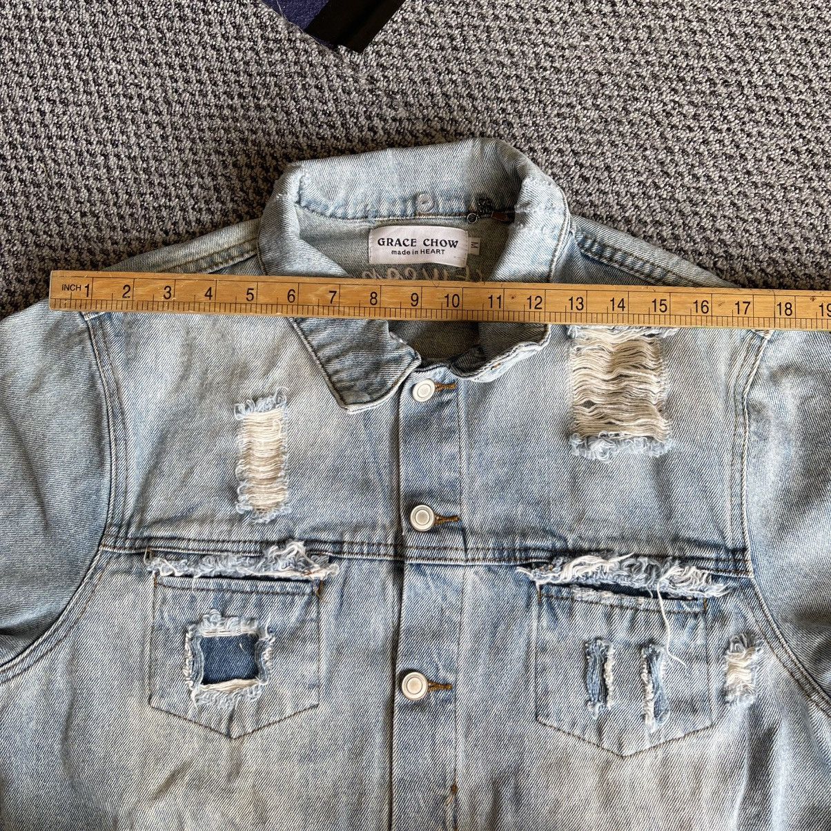 Japanese Brand Vintage Japanese Bondage Style Distressed Denim Jacket Size US M / EU 48-50 / 2 - 10 Thumbnail