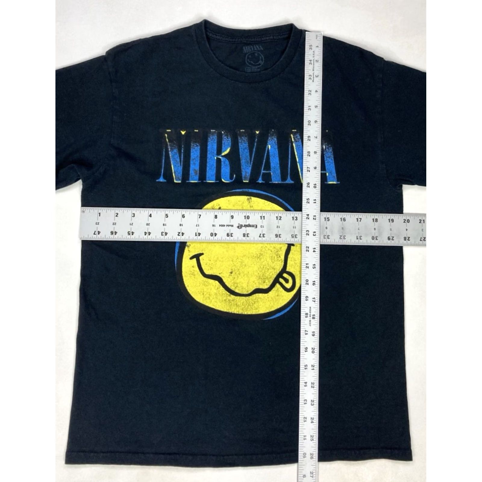 Logo 7 Nirvana T-Shirt Women Medium Black Logo Graphic Crew Neck Short Sleeve Vintage? Size M / US 6-8 / IT 42-44 - 5 Thumbnail