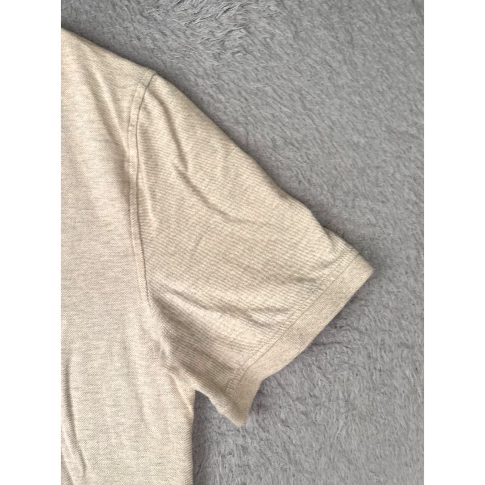 Tommy Hilfiger Tommy Hilfiger Shirt Extra Large Beige Classic Fit Cotton Golfer Men Size US XL / EU 56 / 4 - 2 Thumbnail