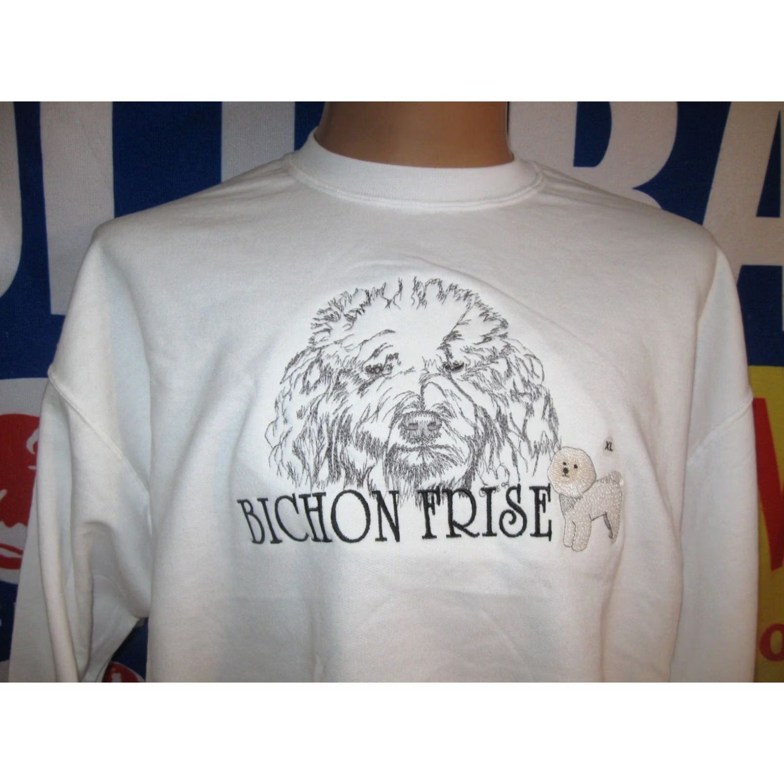 Jerzees BICHON FRISE Dog Lovers GR8 Dogs Sweatshirt NEW Adult XL Men's Women's CUTE PETS Size XL / US 12-14 / IT 48-50 - 2 Thumbnail
