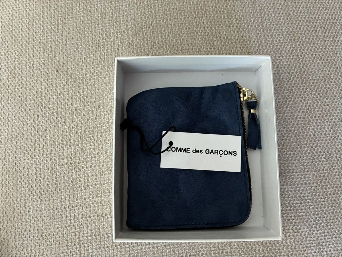 Brand New COMME des GARÇONS WALLET / Washed Navy