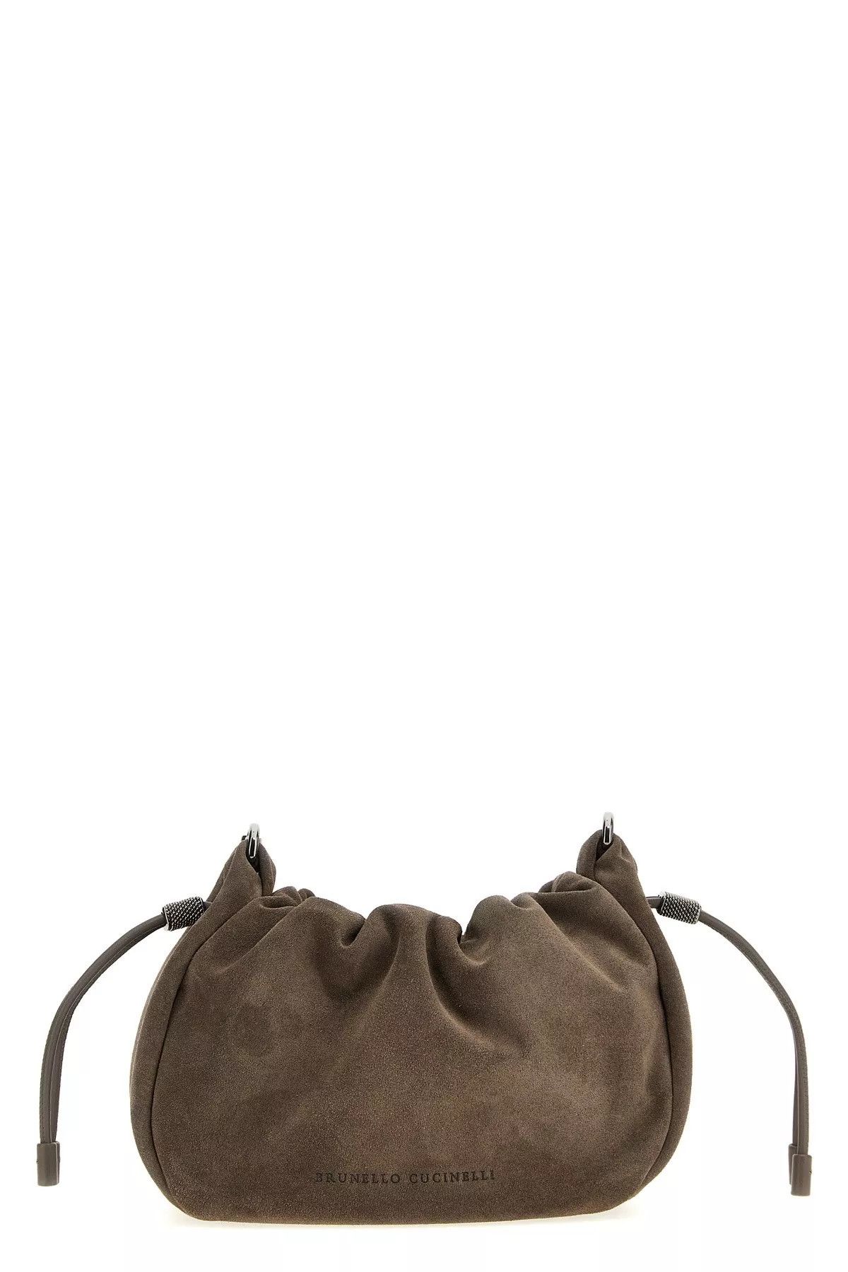 Brunello Cucinelli 'bucket Mellow' Mini Crossbody Bag in Brown, Women's
