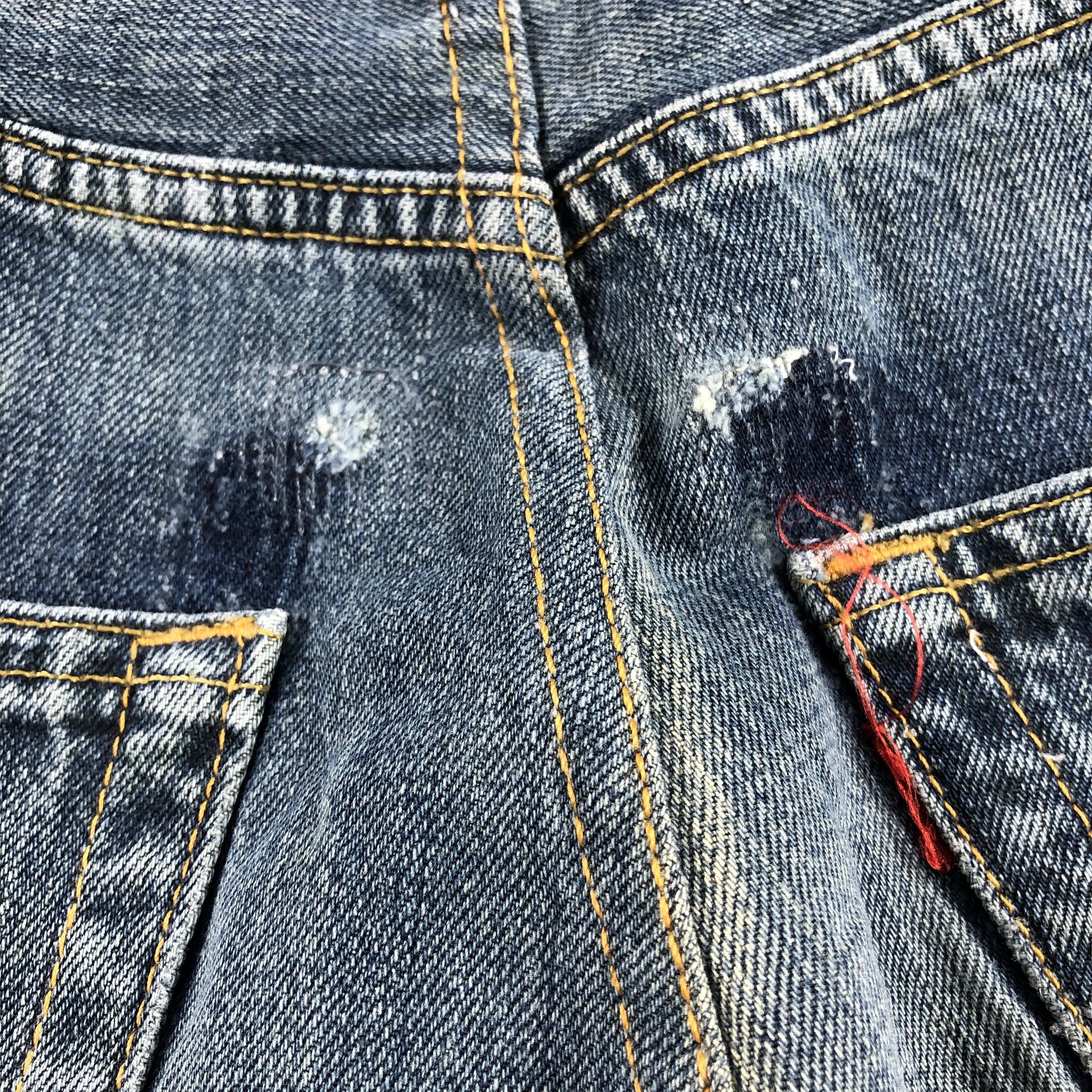 Levi's × Vintage Vintage 90s Blue Wash Levis 501 Jeans-JM2515 Size US 34 / EU 50 - 6 Thumbnail