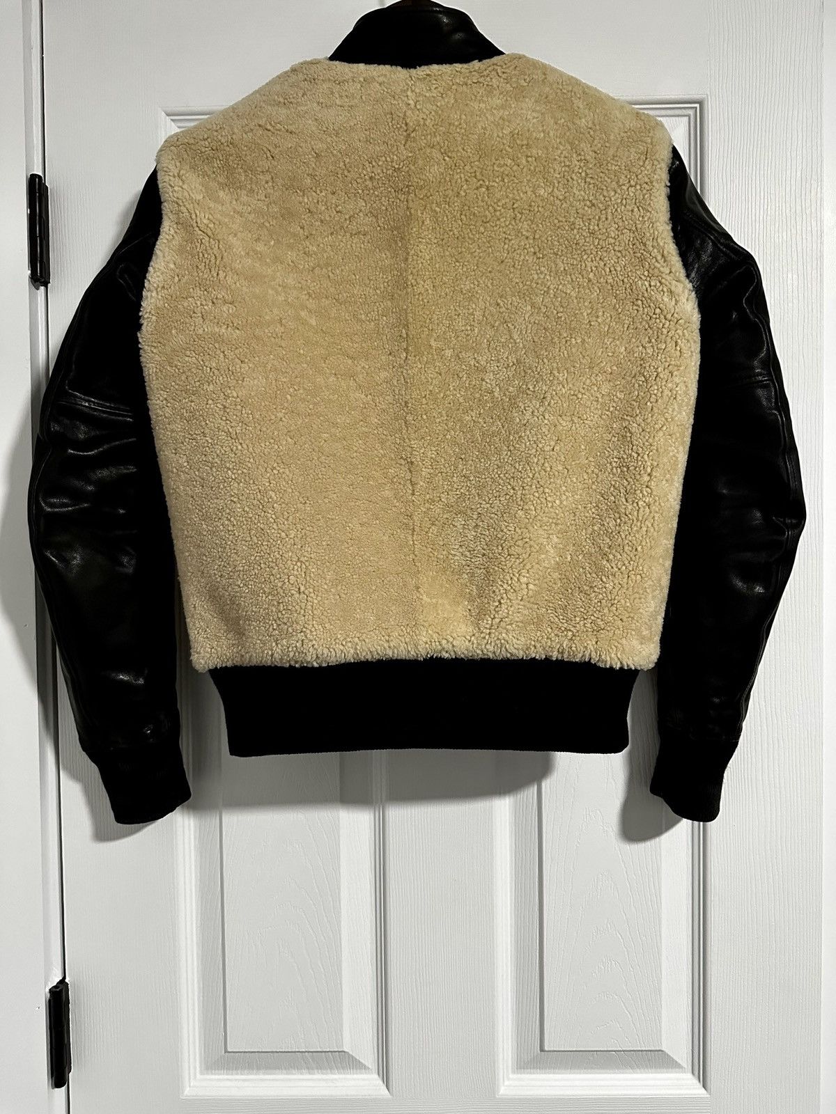 Saint Laurent Paris Saint Laurent Reversible Leather Shearling Bomber SAMPLE Size US XS / EU 42 / 0 - 13 Thumbnail