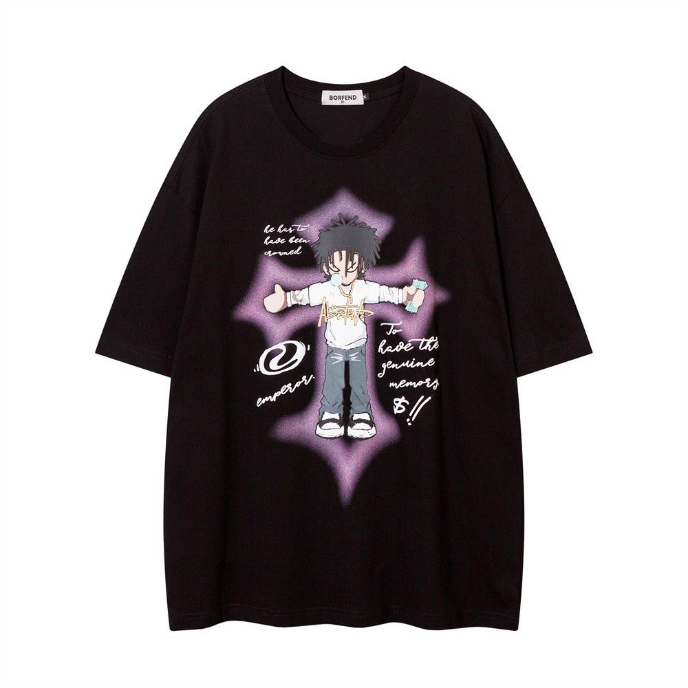 Japanese Brand × Vintage Anime cartoon casual cotton loose tee Size US L / EU 52-54 / 3 - 1 Thumbnail