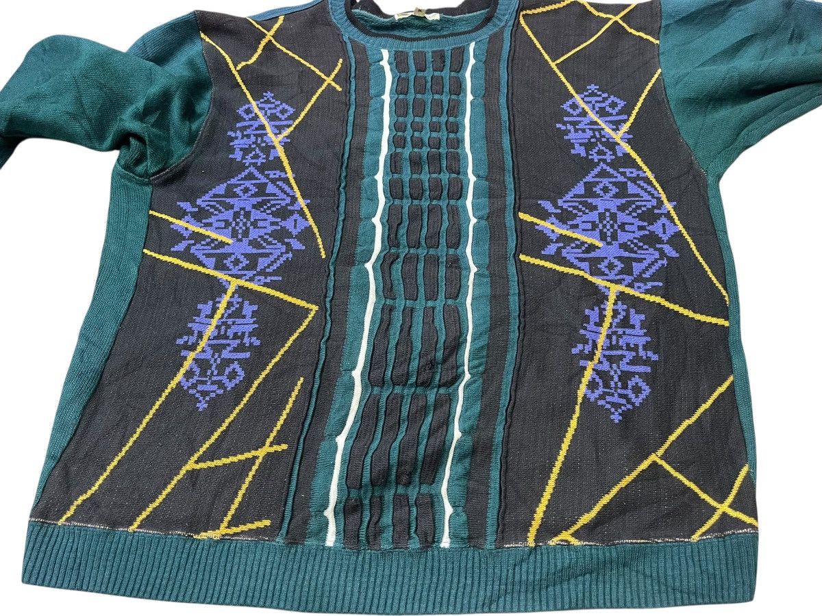 Japanese Brand Vintage Bringen Aztec Pattern Sweater Knitwear Size US XXL / EU 58 / 5 - 3 Thumbnail