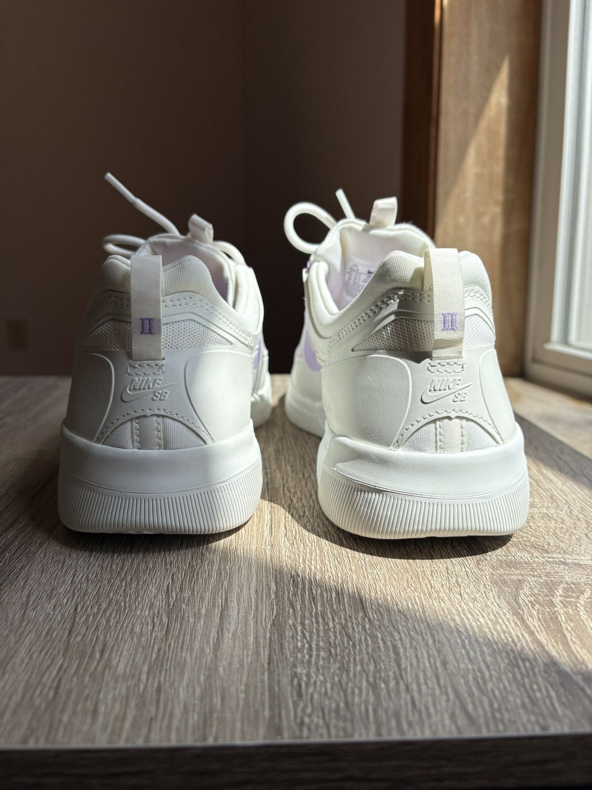 Nike Nike SB Nyjah Free 2 Summit White Lilac Size US 11.5 / EU 44-45 - 3 Thumbnail