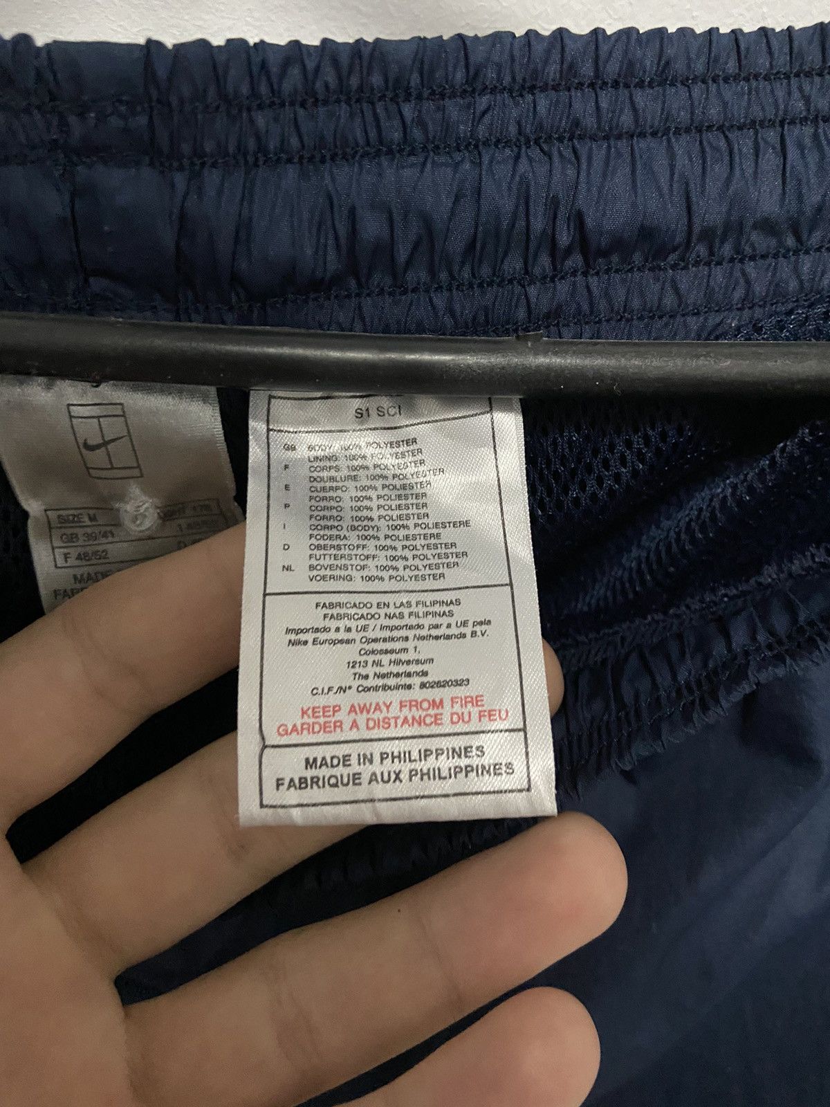 Nike × Vintage Nike Court Vintage Nylon Pants Small Logo stripe Size US 32 / EU 48 - 6 Thumbnail
