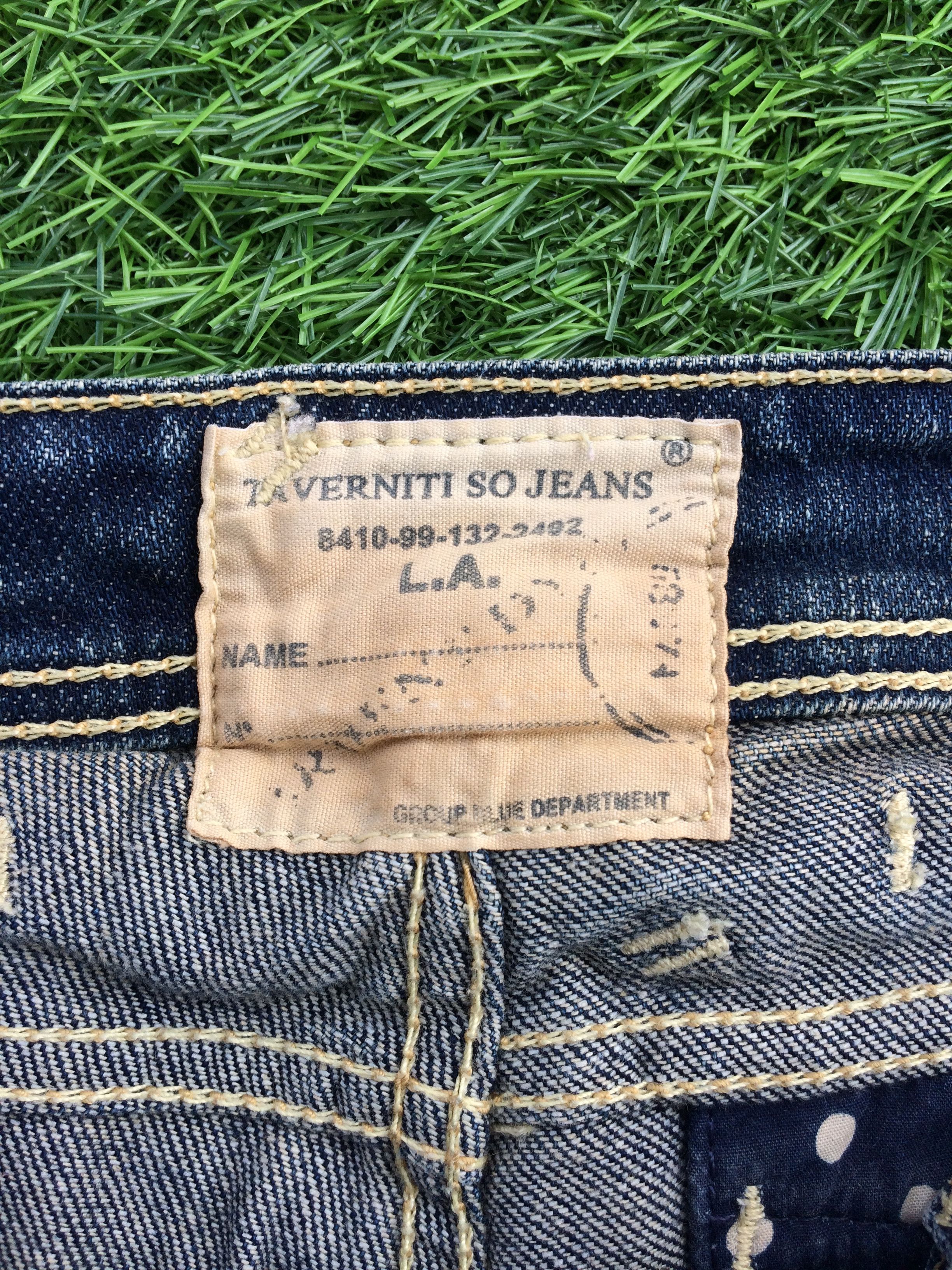Japanese Brand Low Rise Distressed Flare Bootcut Denim Jeans D-869 Size US 26 / EU 42 - 10 Thumbnail