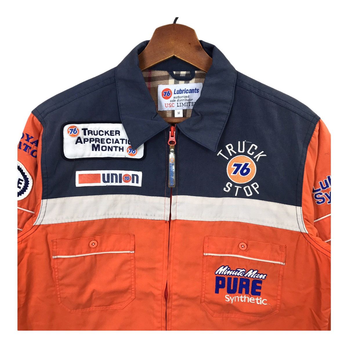 Sports Specialties × Vintage Vintage 76 Lubricants Racing Workwear Jacket Size US M / EU 48-50 / 2 - 2 Thumbnail