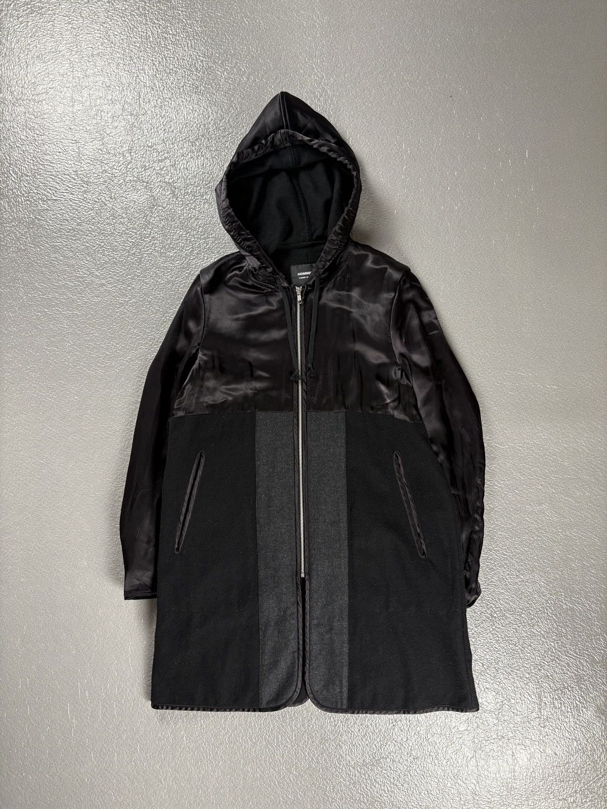 Comme des Garcons Comme des Garcons AW2019 Homme Hooded Long Coat Black Size US M / EU 48-50 / 2 - 1 Thumbnail