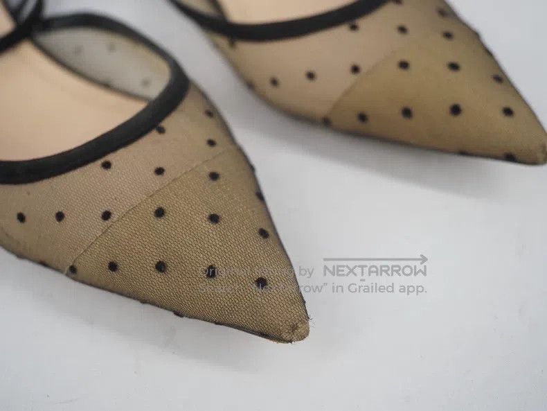 Dior Dior Polka Dot Cutout Pointed Flat Shoes Size 39 Size US 8.5 / IT 38.5 - 4 Thumbnail