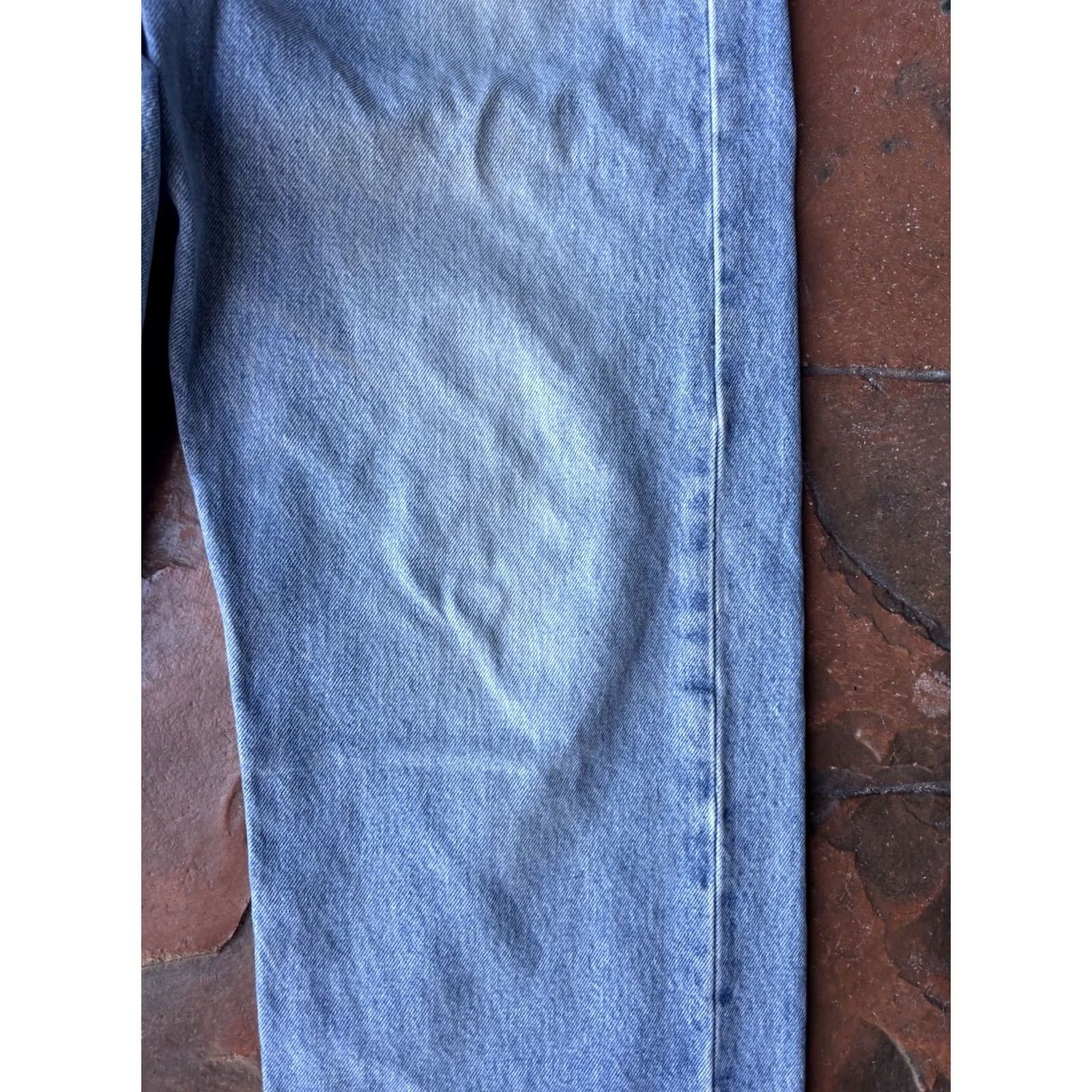 Levi's Vintage 90s Levi'S 501 XX Jeans 38x32 Blue Denim - Mid Rise - Button Details - Style - Distressed - USA Size US 38 / EU 54 - 7 Thumbnail