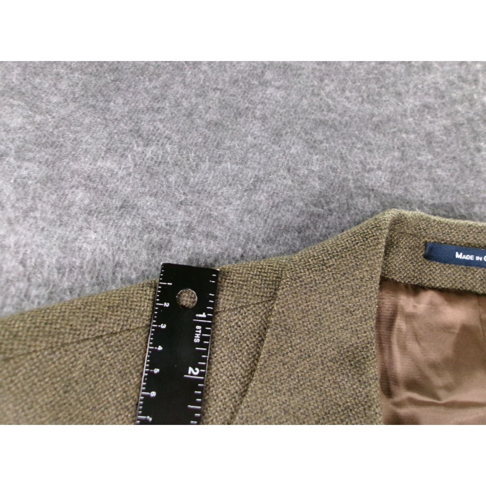 Ralph Lauren VINTAGE Ralph Lauren Blazer Men 43R Green Wool Tweed Herringbone Notch Lapel Single-Breasted 3-Button US 90s Classic Polo University Club Size US XL / EU 56 / 4 - 5 Thumbnail