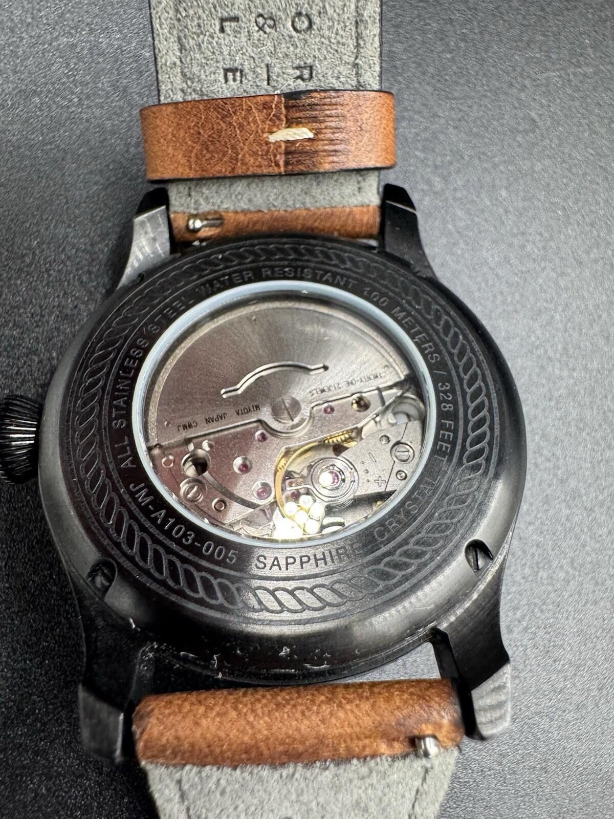 Other Jack Mason JM‑A103-005 Automatic Watch Rare Black Stainless Size ONE SIZE - 6 Thumbnail