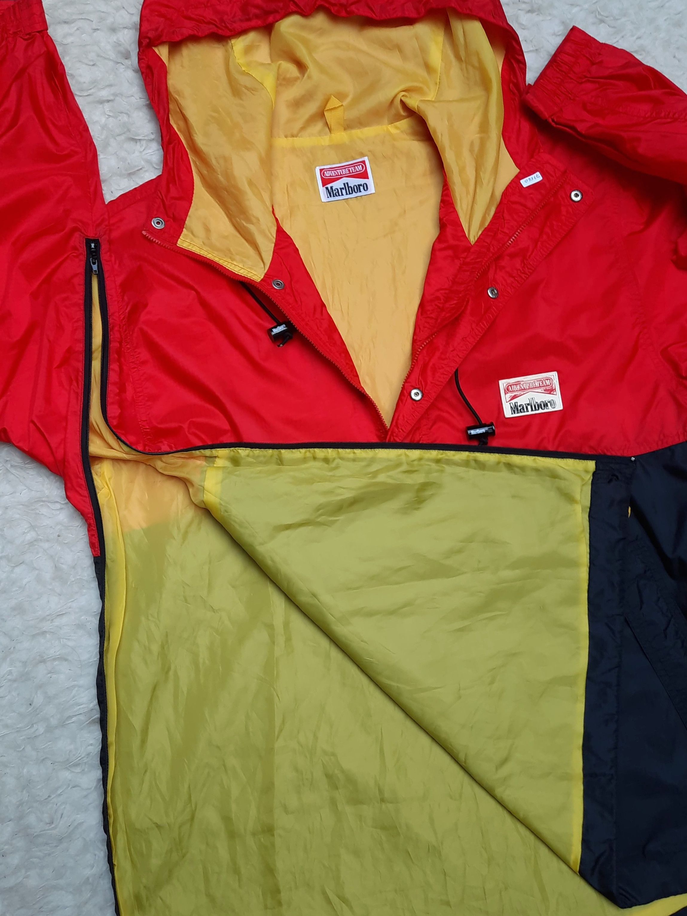 Marlboro Marlboro Vintage Zip Up Windbreaker Size US XL / EU 56 / 4 - 18 Thumbnail