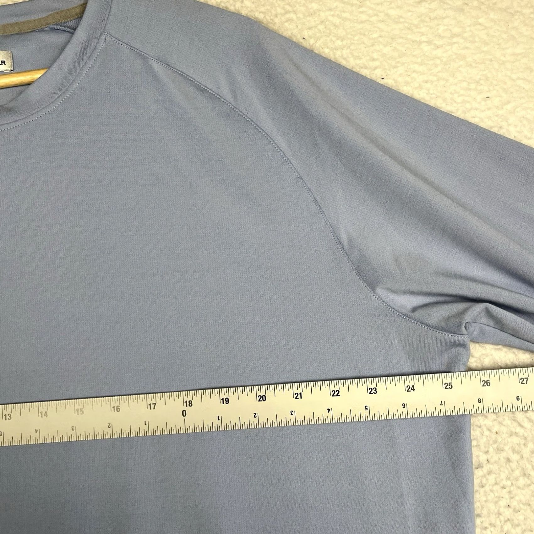 Peter Millar Peter Millar Cradle Performance Crewneck XL Iceberg Blue Stretch Pullover Golf Shirt Men Regular Size XL Blue Size US XL / EU 56 / 4 - 3 Thumbnail