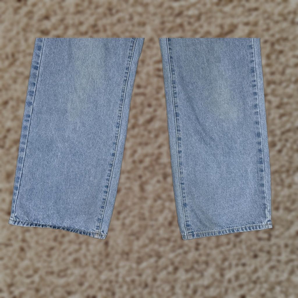 Shein Shein Jeans Women 4 Blue Mod Rise Wide Leg Light Wash Relaxed Denim Cotton 26x29 Size 27" / US 4 / IT 40 - 1 Thumbnail