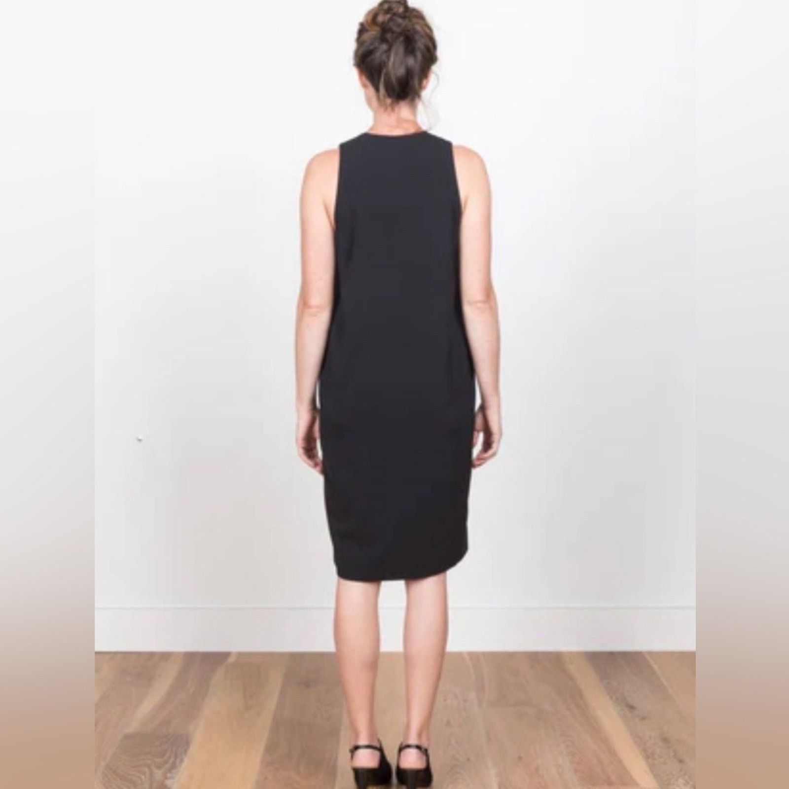 Brochu Walker Brochu Walker Aude Shift Crepe Dress Minimalist Black Small Size S / US 4 / IT 40 - 2 Thumbnail