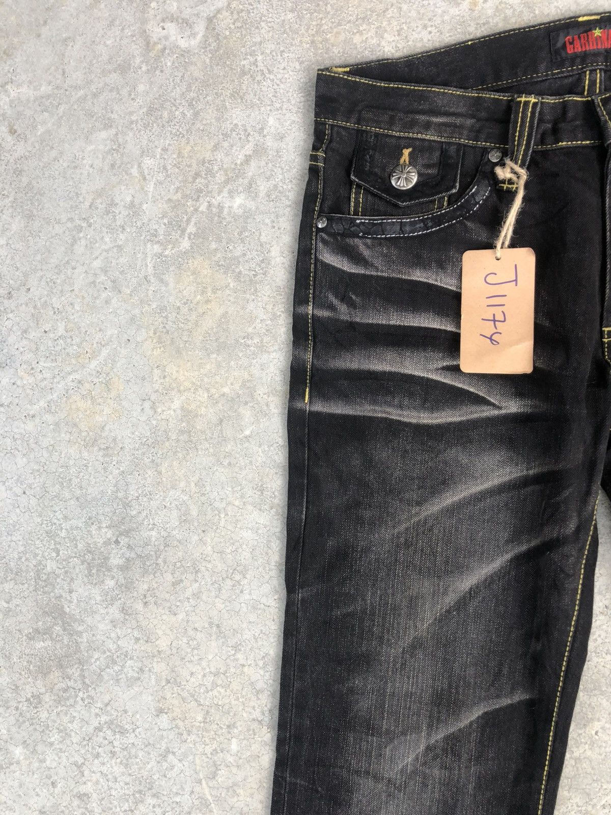 Tornado Mart Japanese Garhina Flared Jeans Distressed Jeans Size US 32 / EU 48 - 4 Thumbnail
