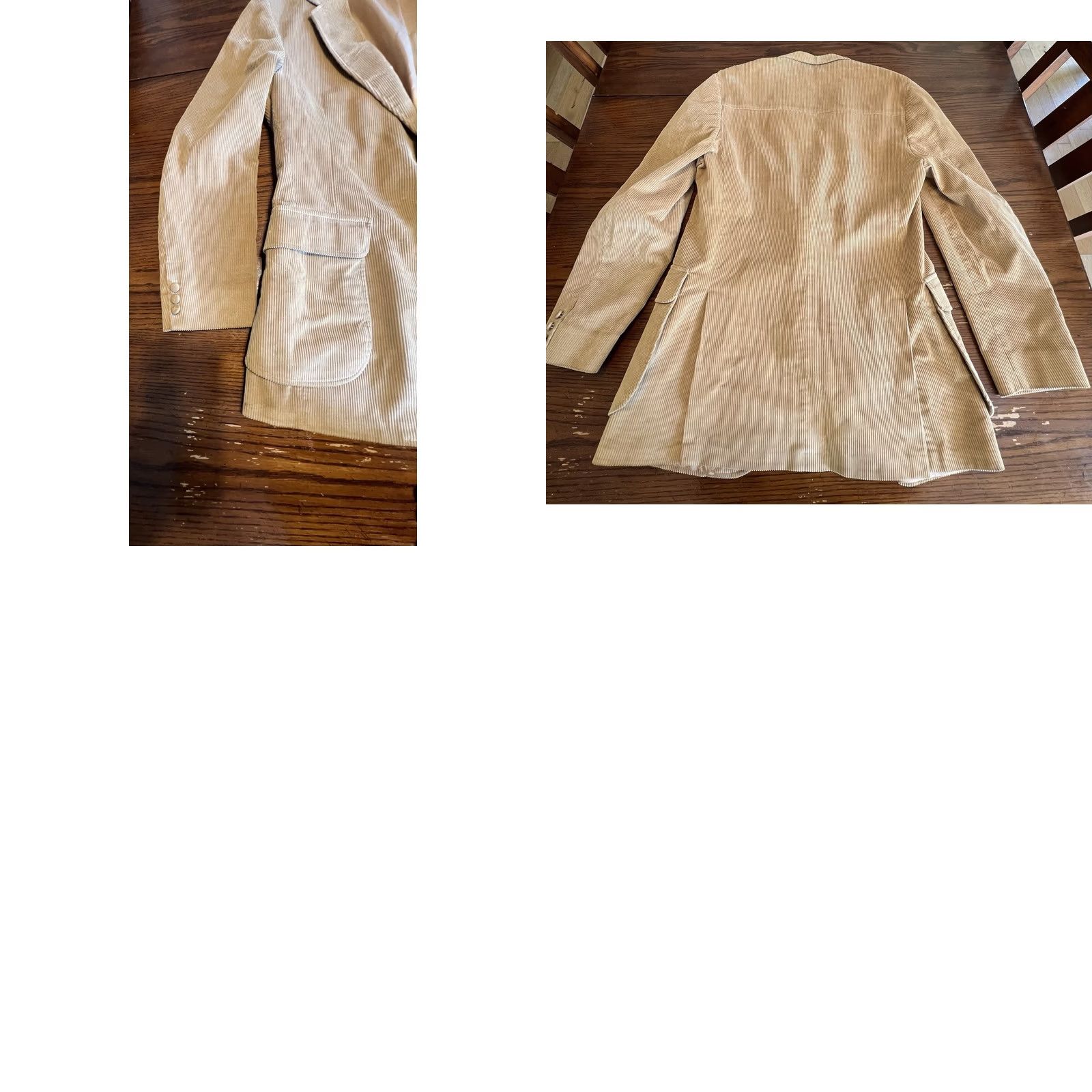 Camel VINTAGE American Fashion Collection Blazer Men’s Long Camel Corduroy 40 Chest, H.I.S Blazer, Corduroy, Vintage, Men, Camel Size 40R - 8 Thumbnail