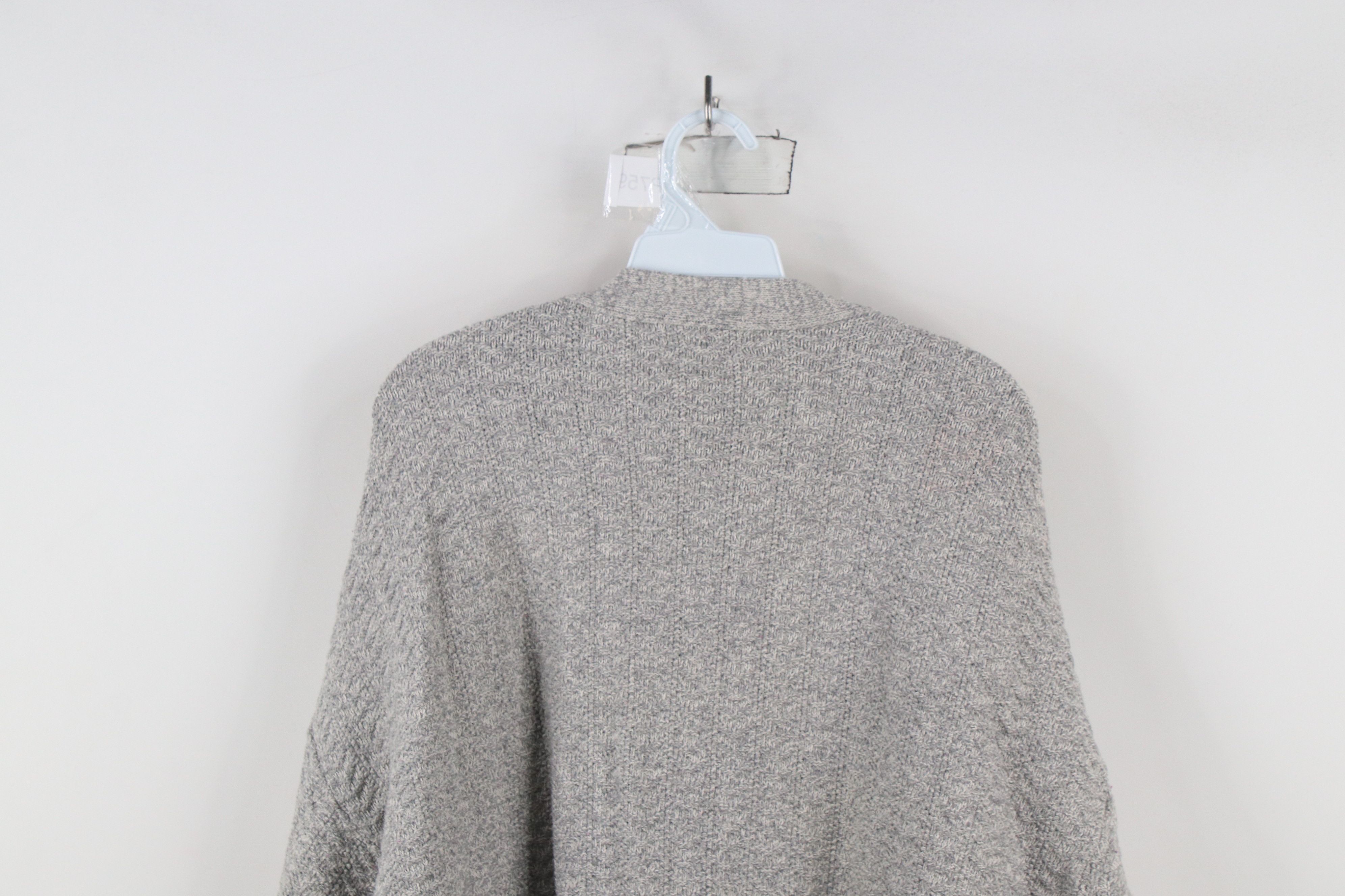 Vintage Vintage 90s Streetwear Cotton Knit Cardigan Sweater USA Size US L / EU 52-54 / 3 - 8 Thumbnail