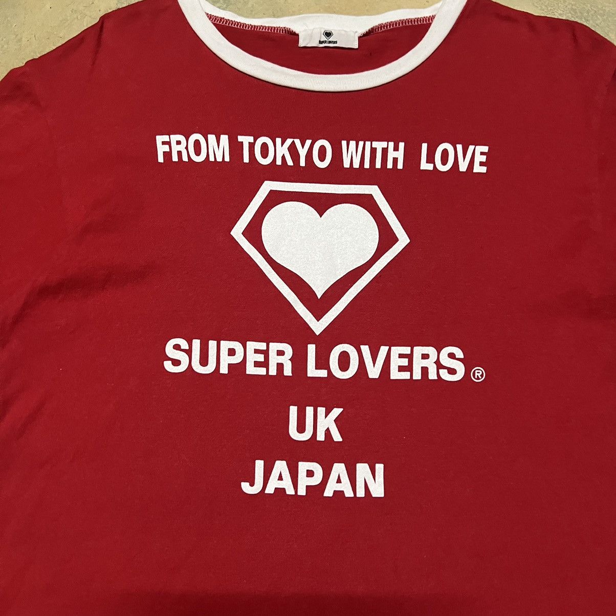 Japanese Brand Japanese Brand Super Lovers Lovers Rock Big Logo T Shirt Size US S / EU 44-46 / 1 - 5 Thumbnail