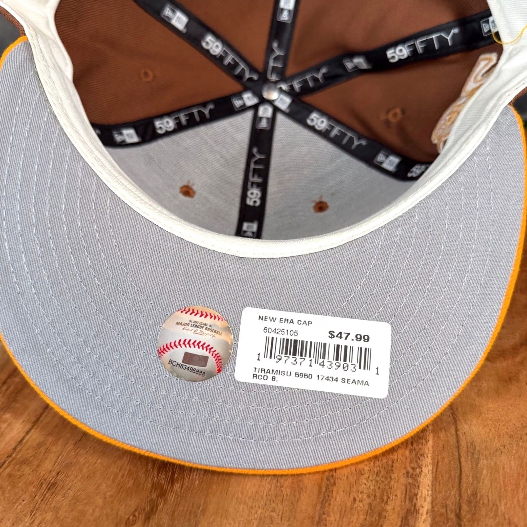 New Era New Era 59FIFTY Seattle Mariners Hat Mens Size 8 Brown Yellow Fitted Cap NWT Size ONE SIZE - 6 Thumbnail