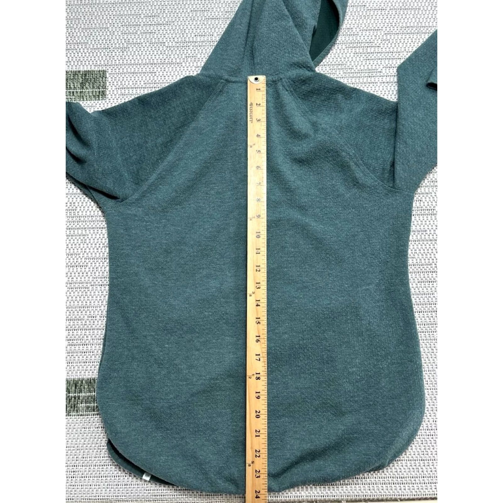 Vintage Marika Hoodie Womens Medium Green Cotton Blend Quarter Zip Size M / US 6-8 / IT 42-44 - 7 Thumbnail