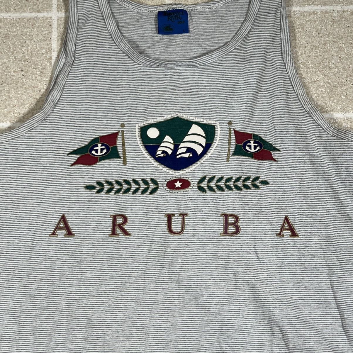 Vintage Vintage 90s Aruba Tank Top Size Large Muscle Shirt Size US L / EU 52-54 / 3 - 2 Thumbnail