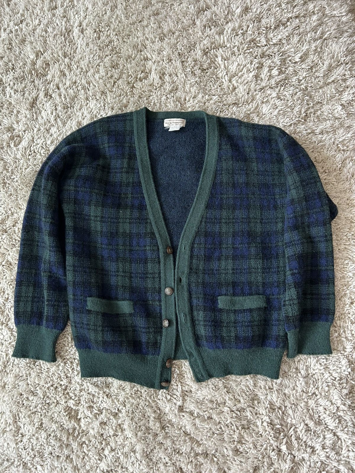 70’s PURITAN vintage mohair cardigan 60s PURITAN Zip-up Mohair Knit Cardigan | VOLAR